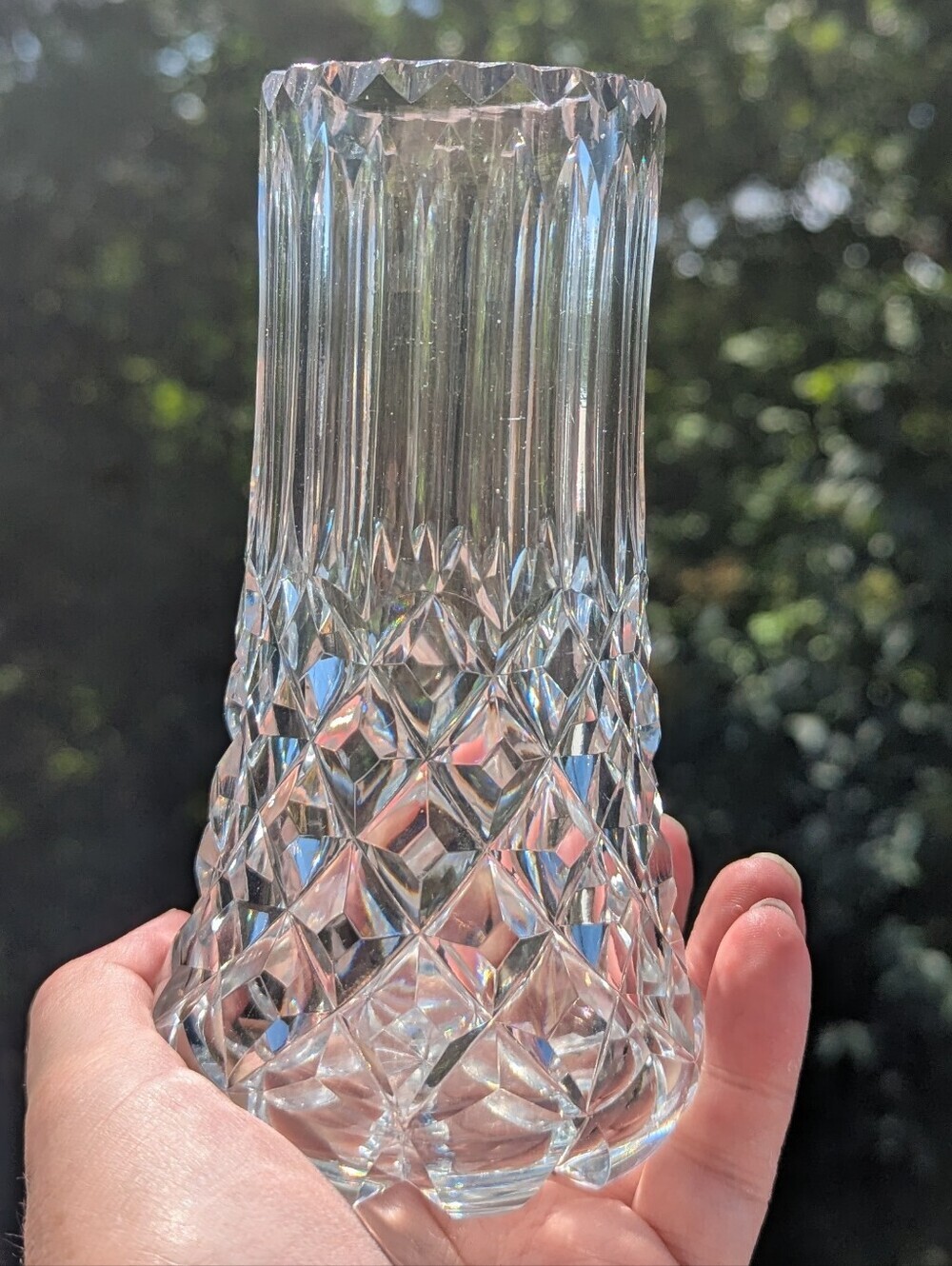 Cut Lead Crystal Vase